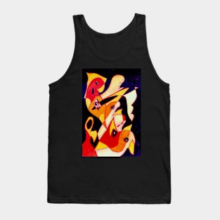 Abstracted Birds Tank Top